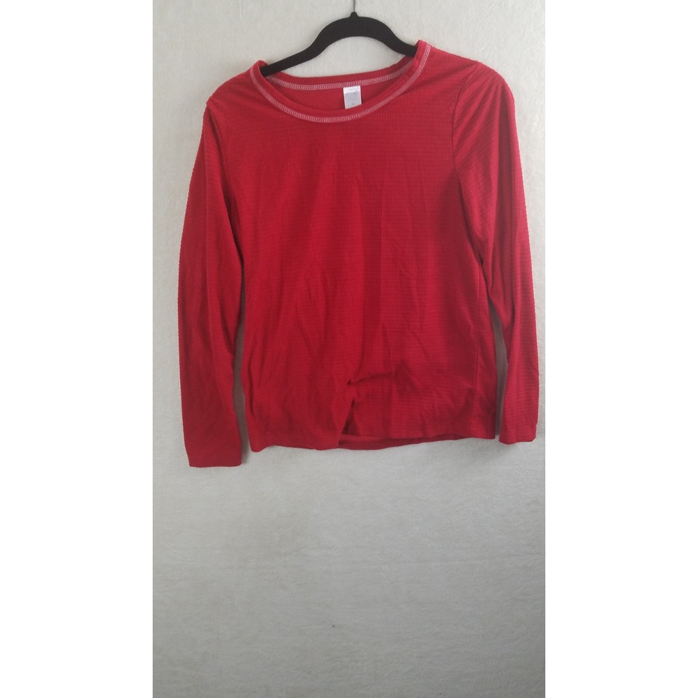 Adonna Sleepwear Red Snowflake‎ Fleece Pajama Set Women's XS Long Sleeve Pants
